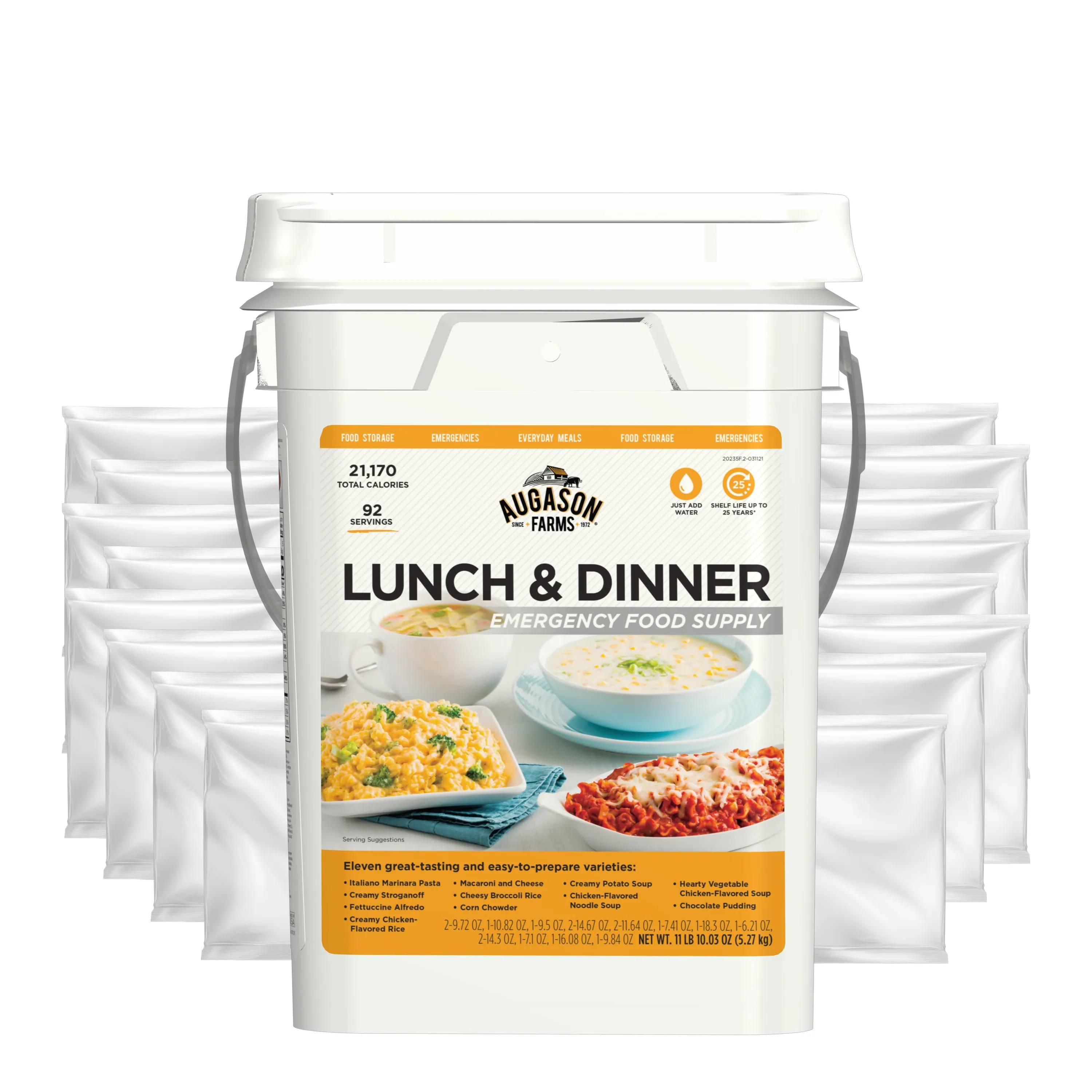 Lunch and Dinner Variety Pail