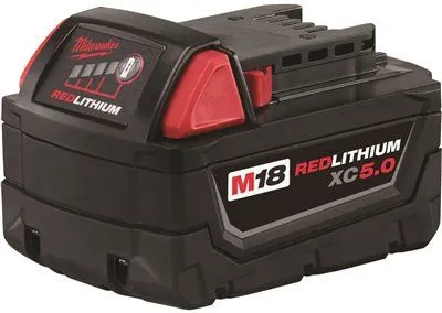 Milwaukee M18 Redlithium Xc 5.0Ah Extended Capacity Battery Pack