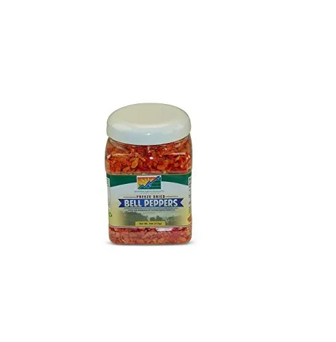 Mother Earth Products - Freeze-Dried Red Bell Peppers - Quart Jar