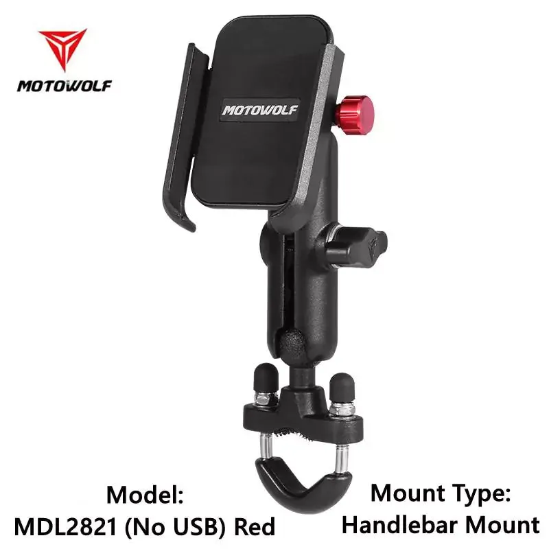 MOTOWOLF MOTORCROSS MOBILE STAND PHONE HOLDER UNIVERSAL 360