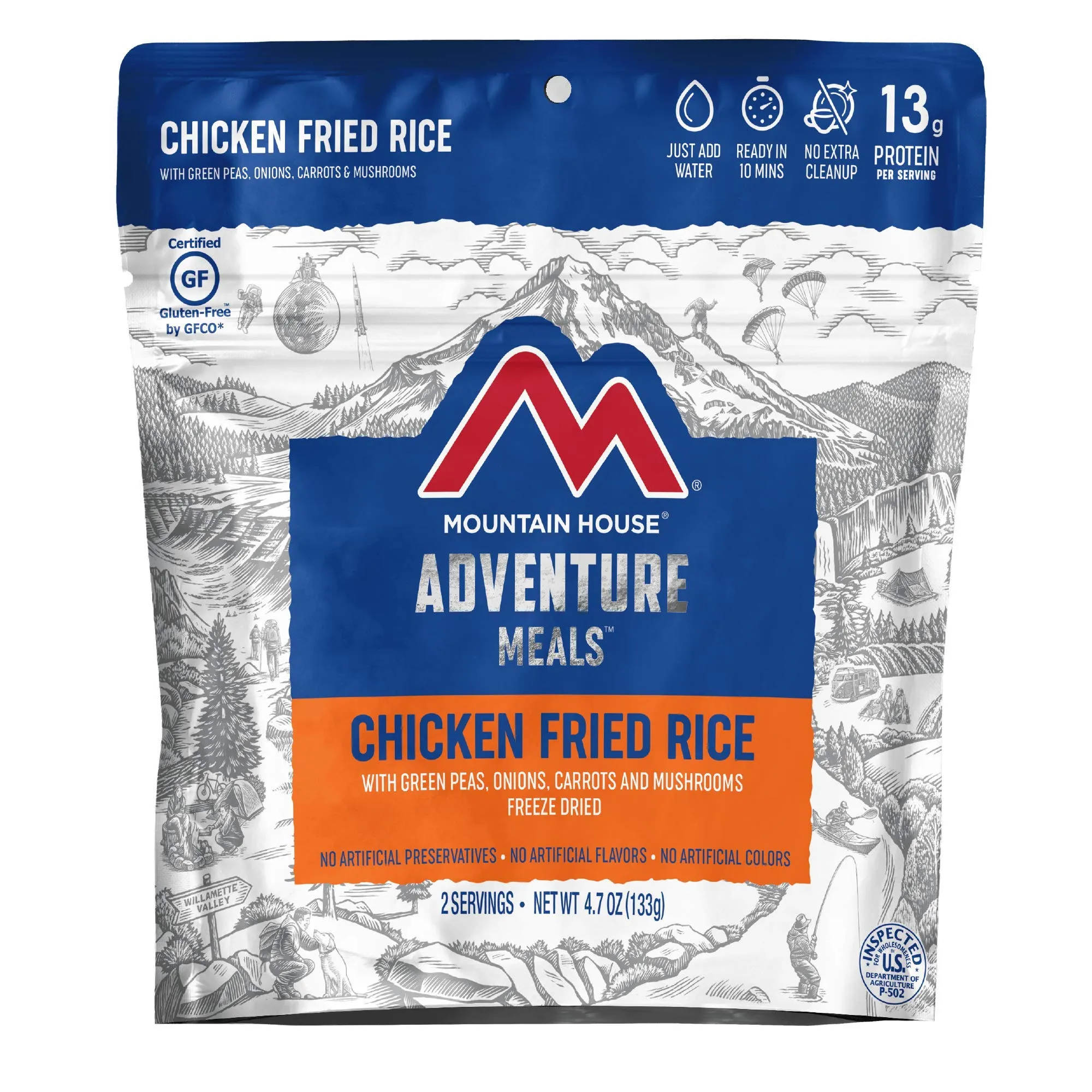 Mountain House - Chicken Fried Rice Pouch - 4 Pack