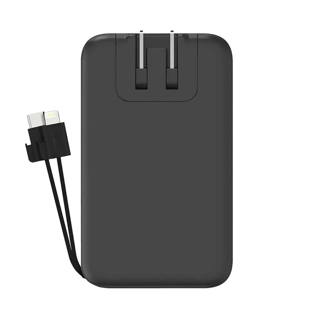 Mycharge Powerhub Ultra 10k mAh Built In Portable Custom Chargers, Black