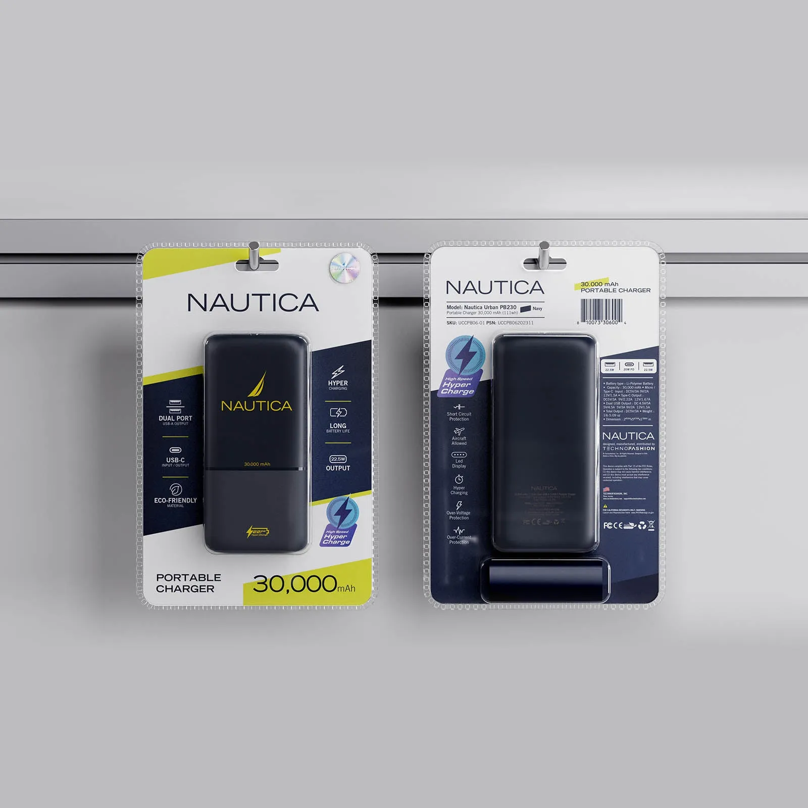 Nautica Urban Portable Charger PB230 30K Mah - Navy