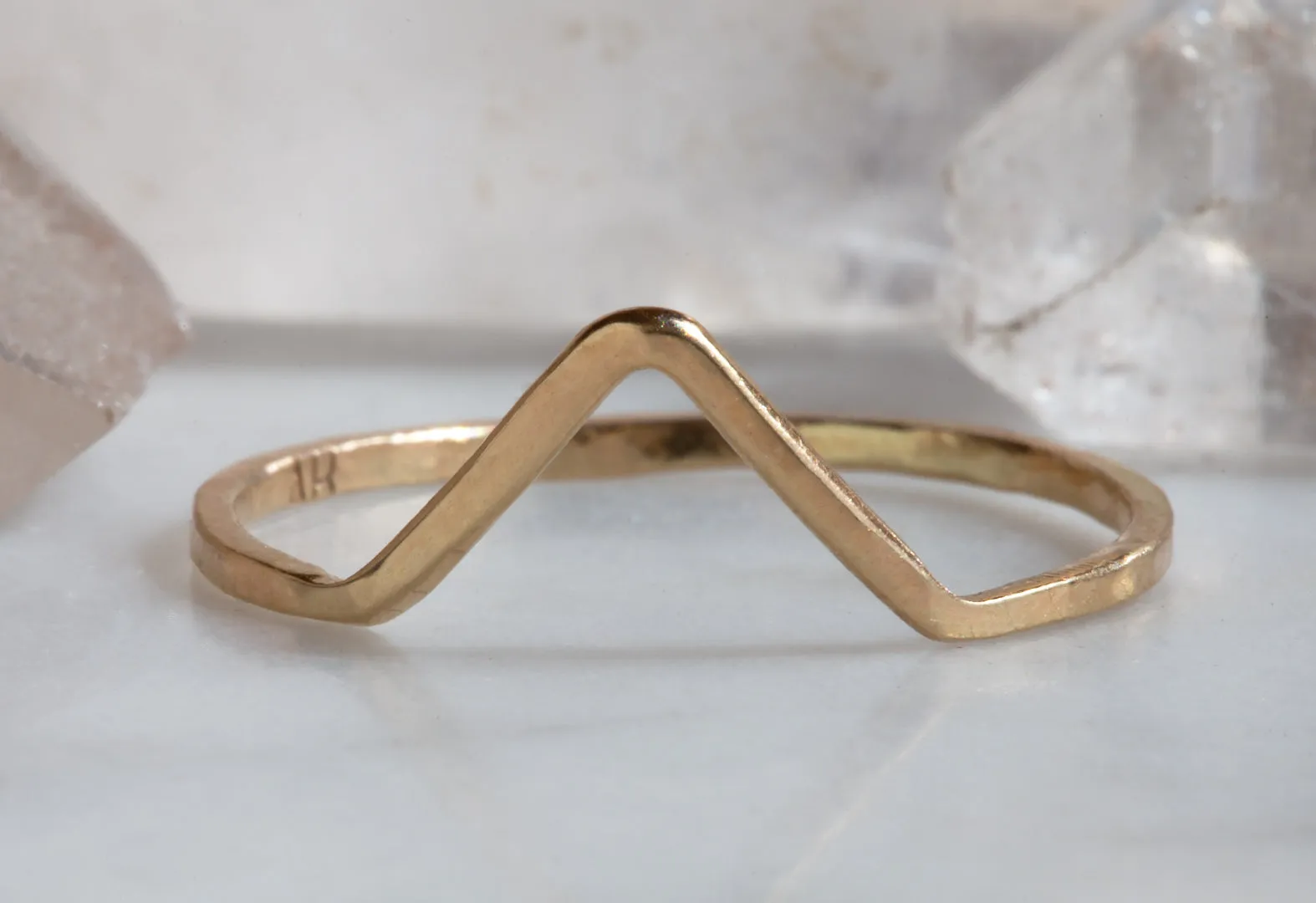 One of a Kind Gold Peak Band