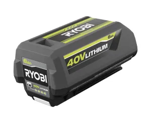 Open Box -  RYOBI 40V Lithium-Ion 6 Ah High Capacity Battery