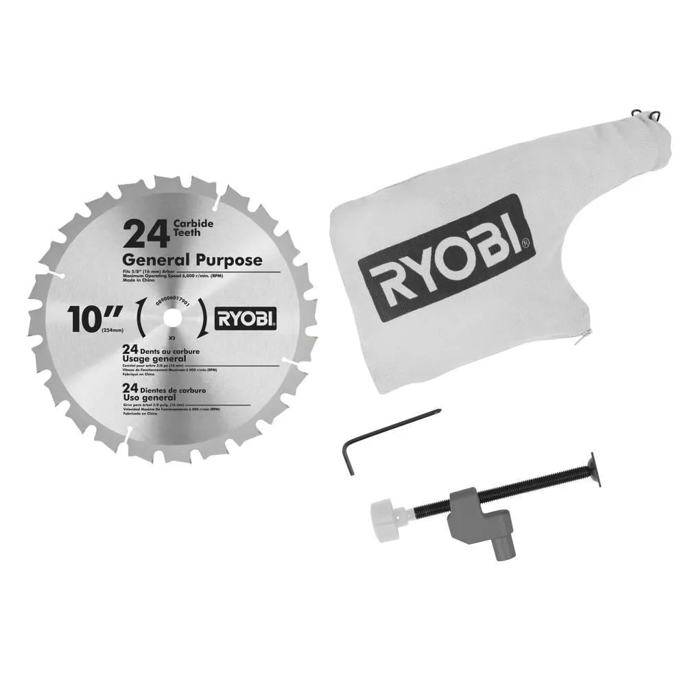 Open Box -  RYOBI TS1346 10 in. Compound Miter Saw with LED