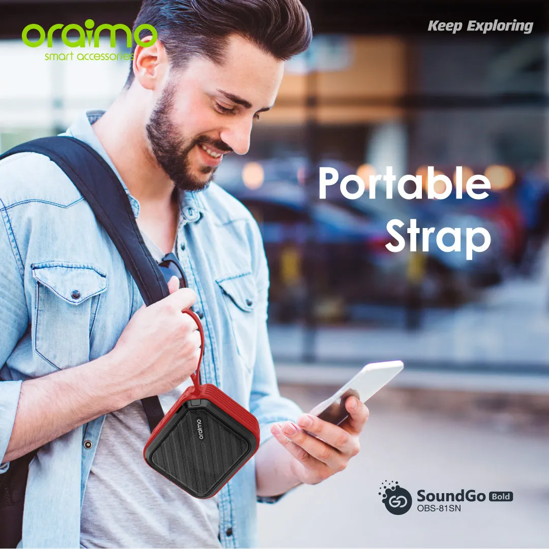 oraimo SoundGo-Bold 5W Portable Wireless Bluetooth Speaker - Online Exclusive