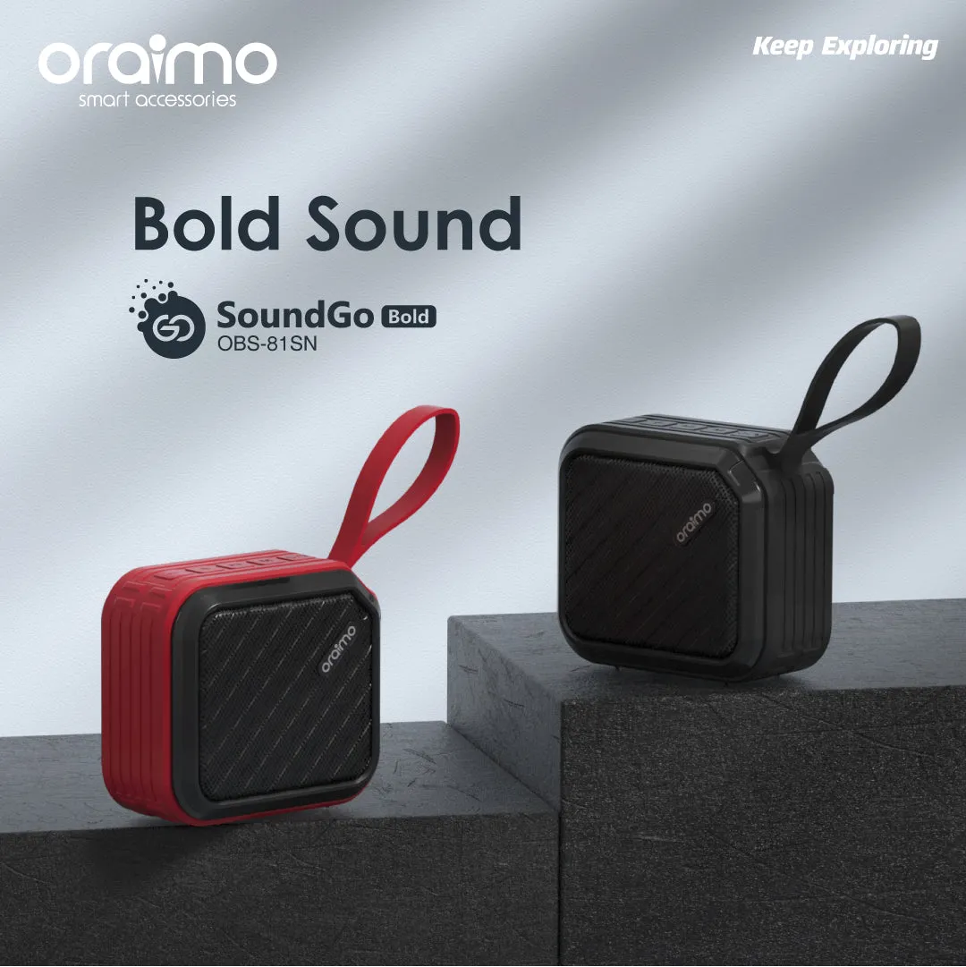 oraimo SoundGo-Bold 5W Portable Wireless Bluetooth Speaker - Online Exclusive