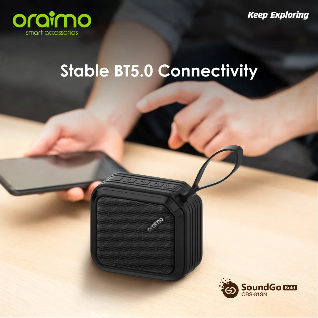 oraimo SoundGo-Bold 5W Portable Wireless Bluetooth Speaker - Online Exclusive