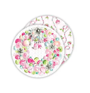 ORNAMENT WREATH PAPER COASTER