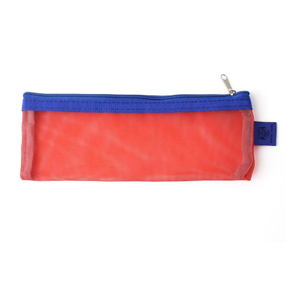 Paper Tigre Pencil Case, Slim - Red