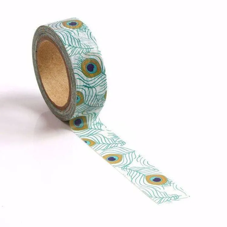 Peacock Feather Washi Tape