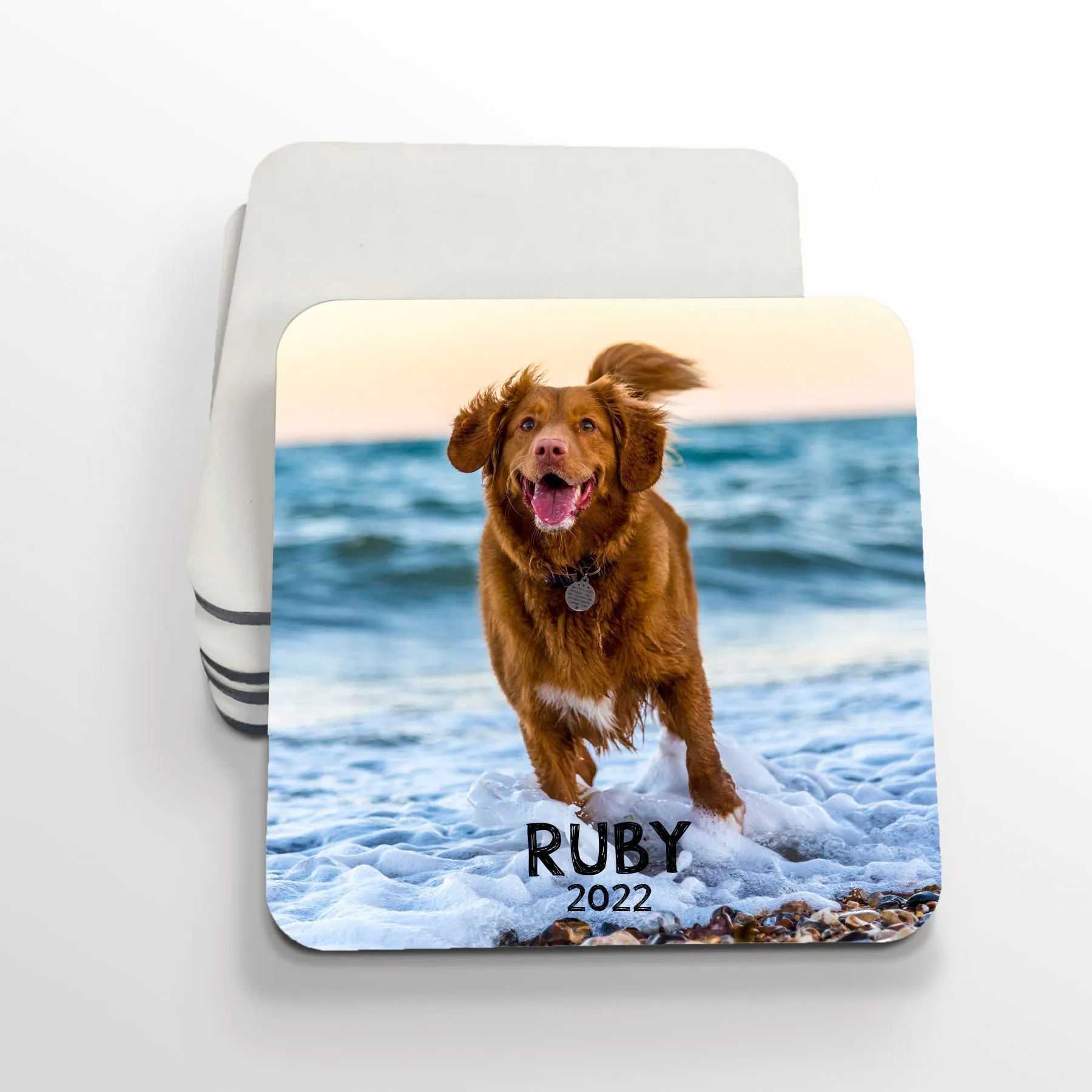 Pet Photo Square Coasters