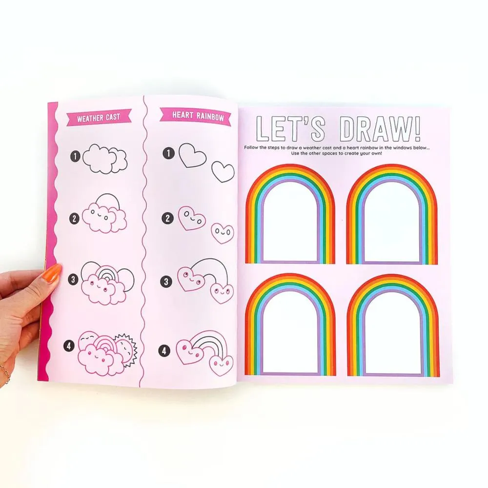 Pipsticks Draw-Along Rainbow Sticker Book