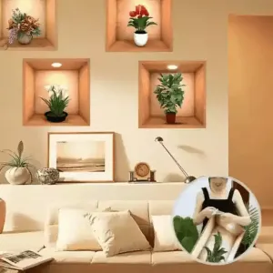 Plant Decor Wall Sticker