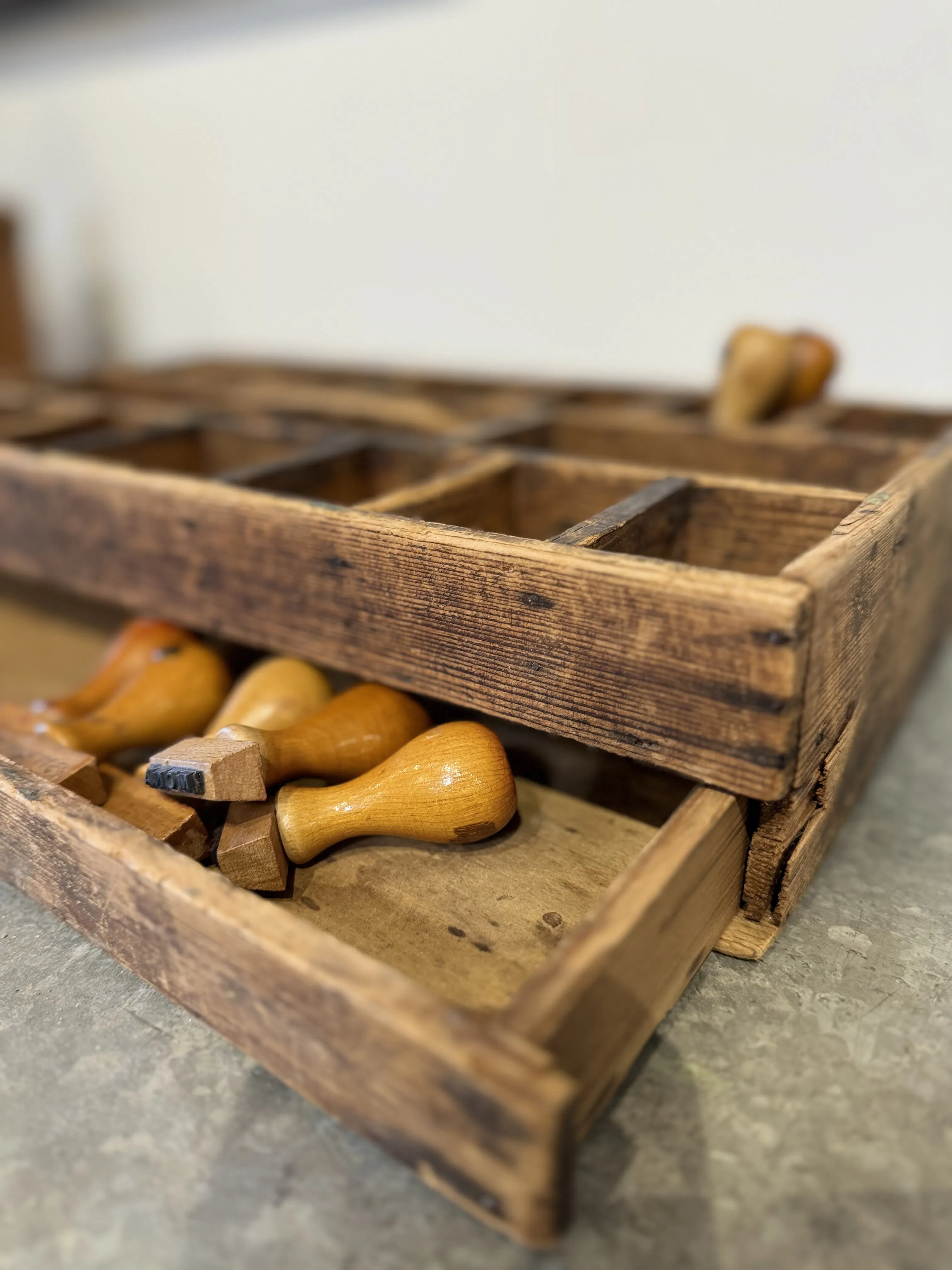 Primitive Tool Trug with Drawer