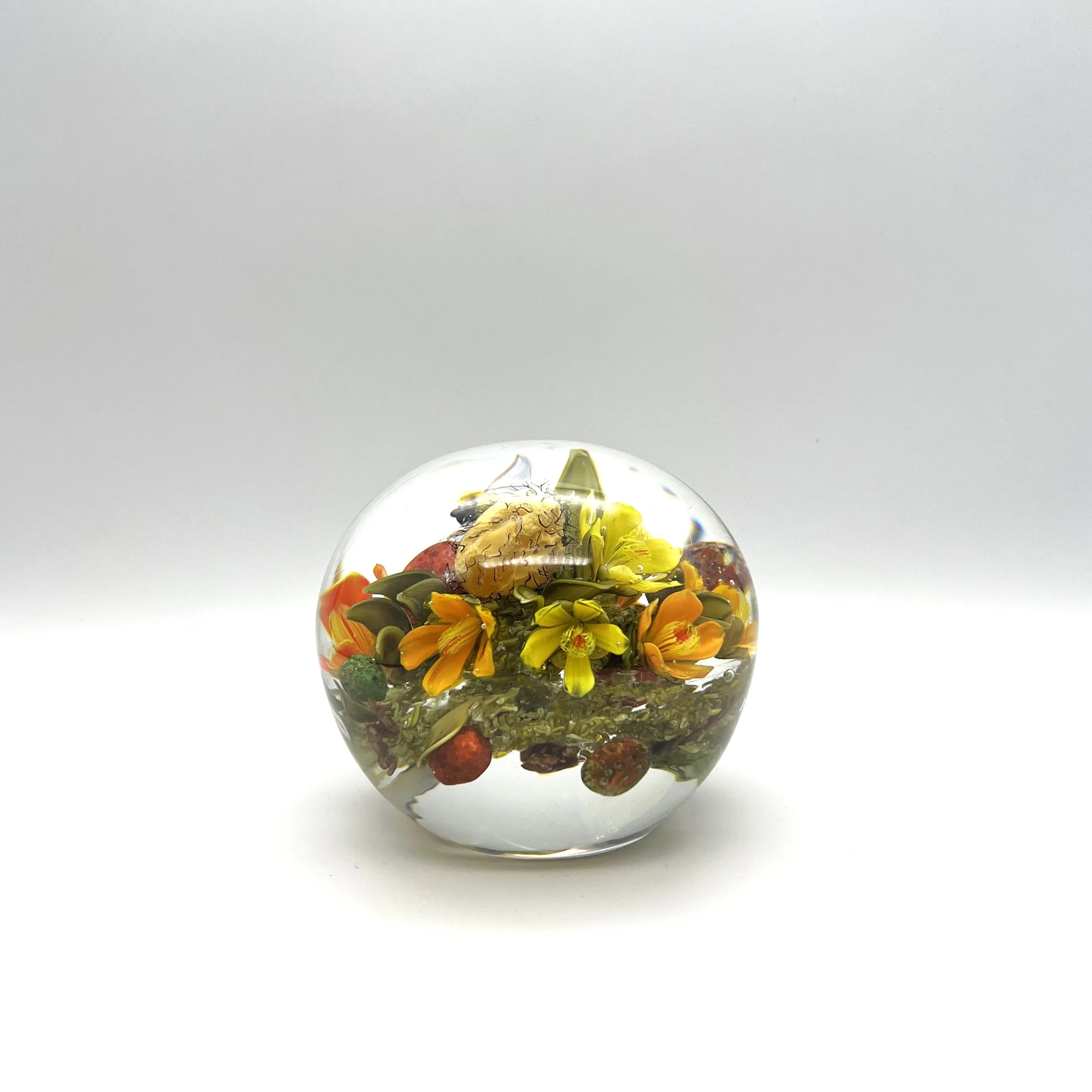 "Emily Dickinson's Garden" Paperweight 2024 by Paul Stankard