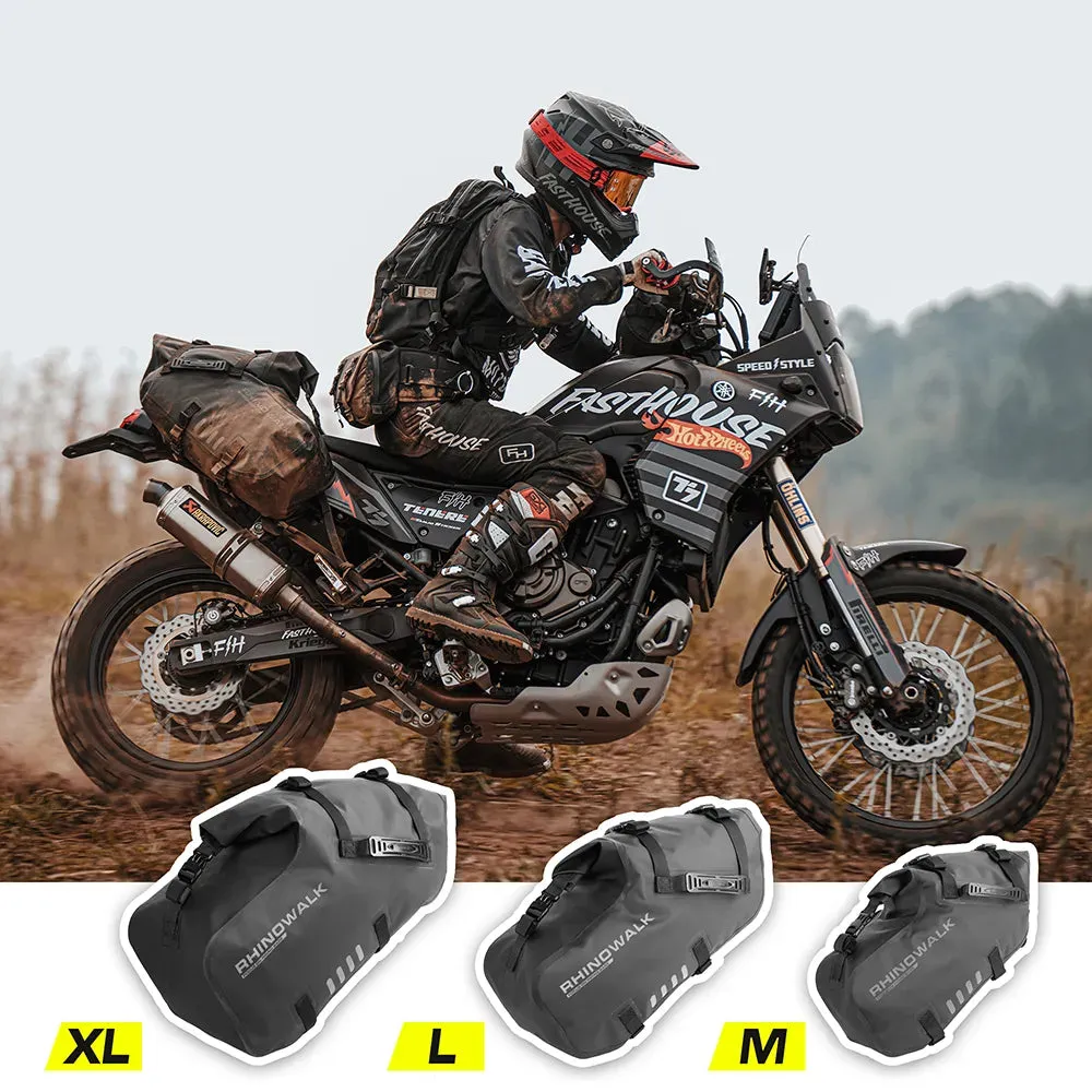 "Rhinowalk Motorcycle Pannier Bag: Ultimate Waterproof Storage for the Open Road"