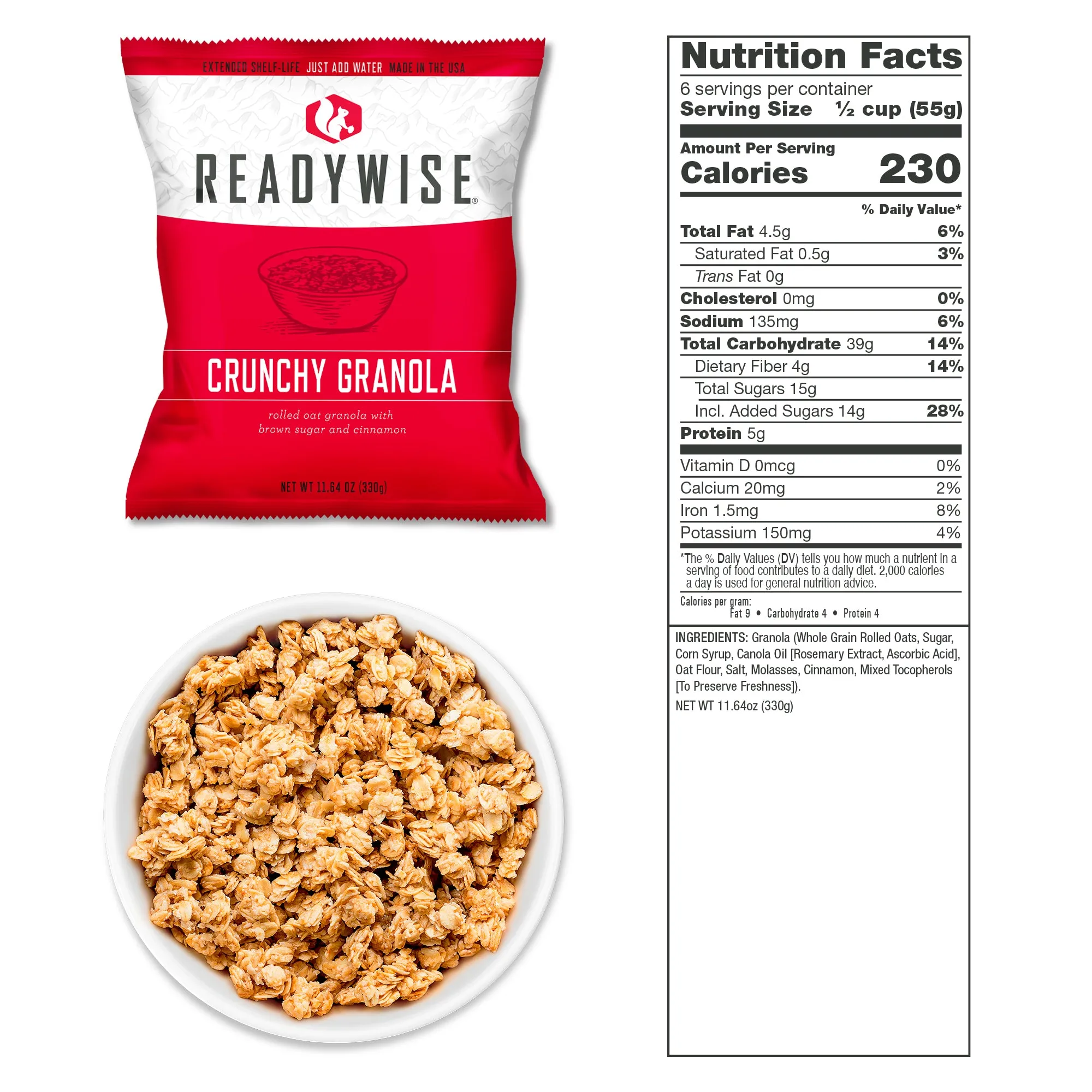 ReadyWise - 7 Day Emergency Food Supply Ready Grab Bag