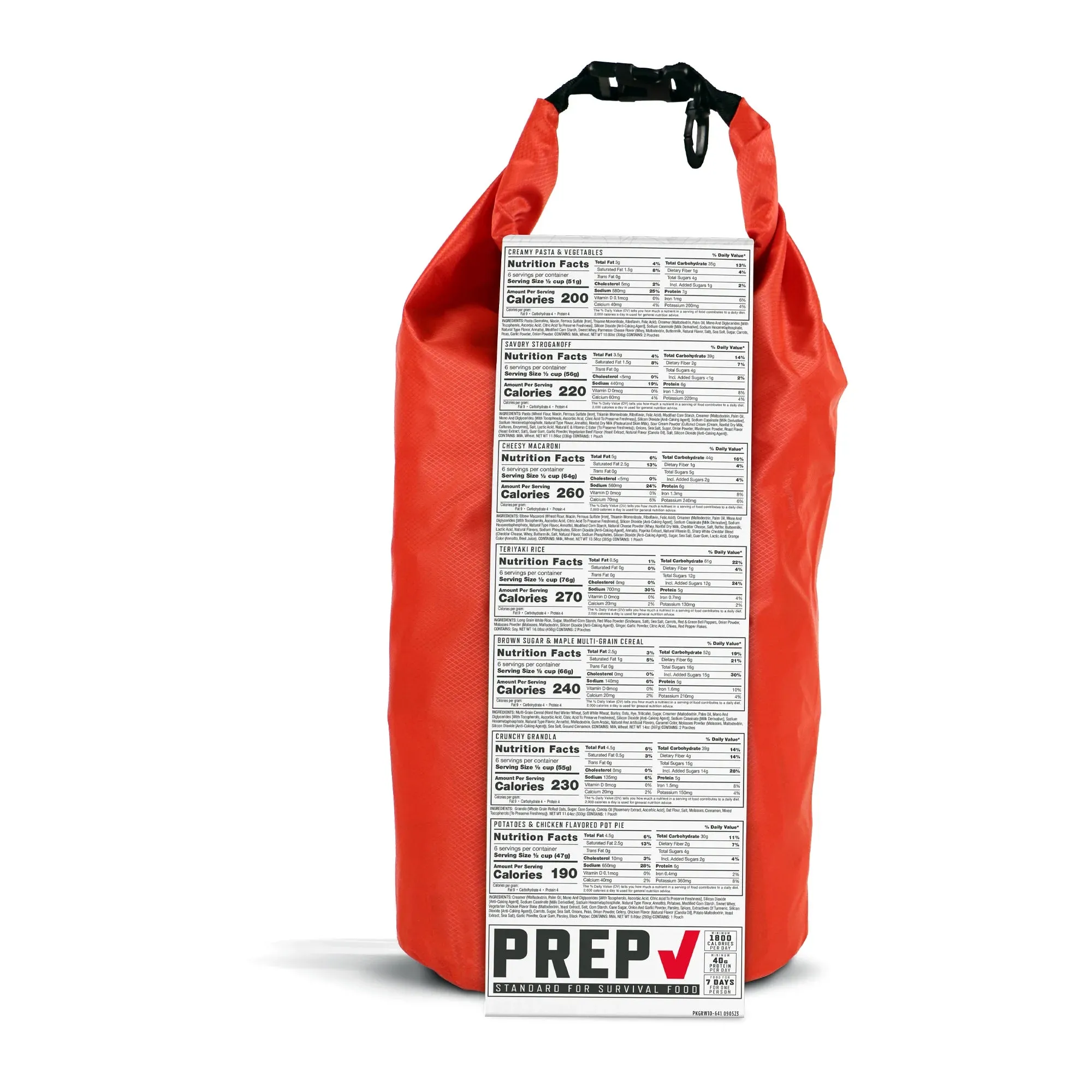 ReadyWise - 7 Day Emergency Food Supply Ready Grab Bag