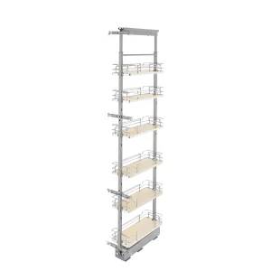 Rev-A-Shelf / 5373-08-MP / Adjustable Solid Surface Pantry System for Tall Pantry Cabinets