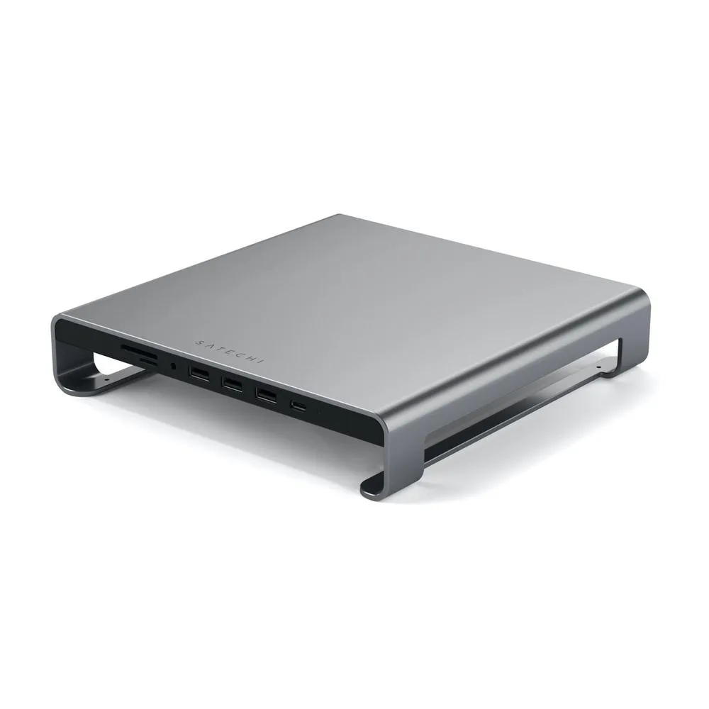 Satechi Aluminium Monitor Stand Hub for iMac - Space Grey