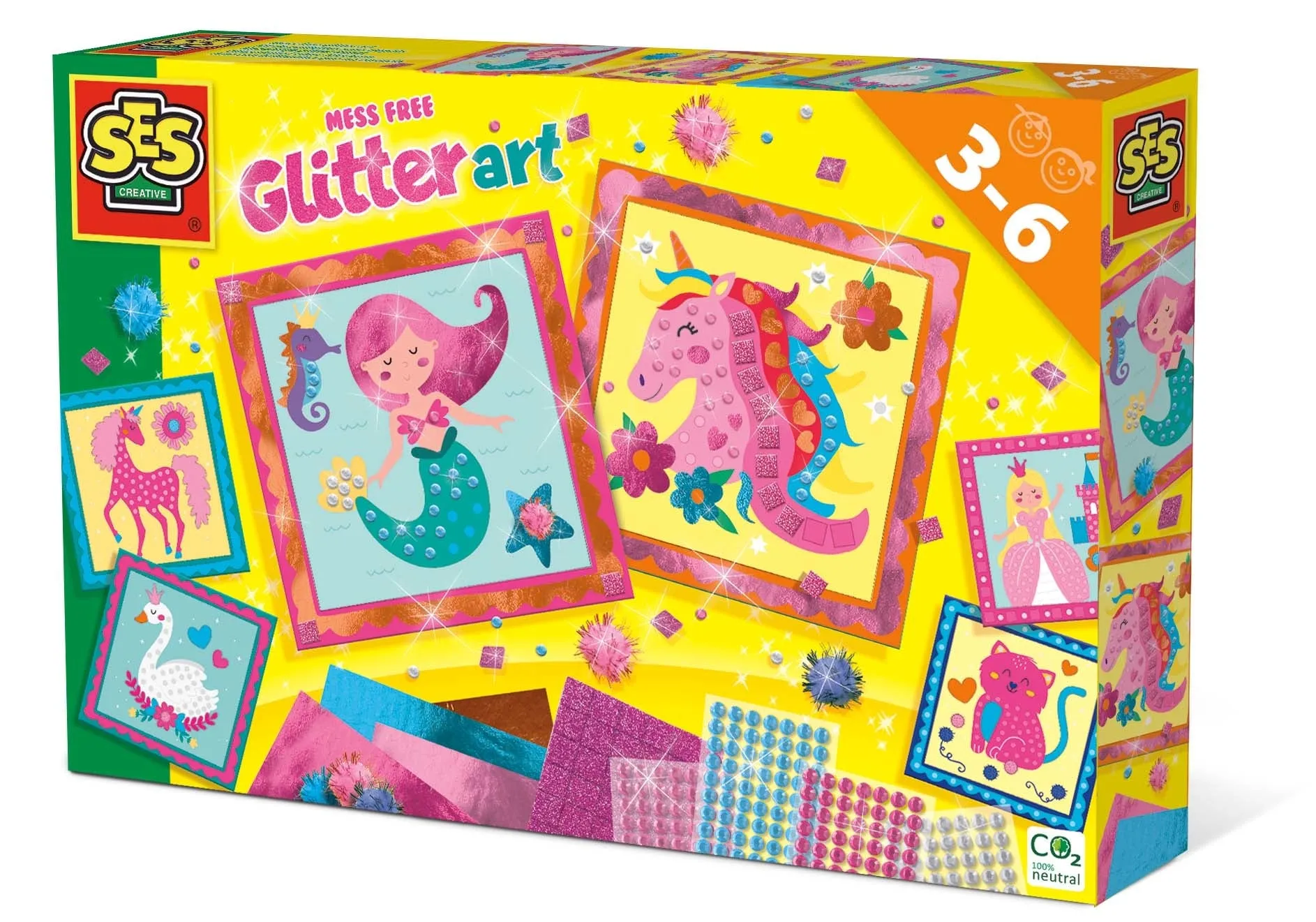 SES Creative Mess Free Glitter Art