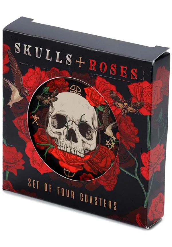 Skulls & Roses | CORK COASTERS