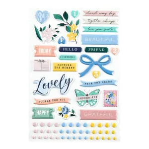 Spellbinders Puffy Stickers From Rosie's Studio Belleview