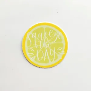 Squeeze the Day Sticker