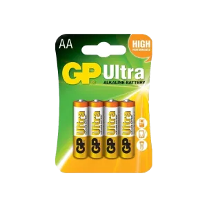 Ultra Alkaline AA Batteries 4 Pack