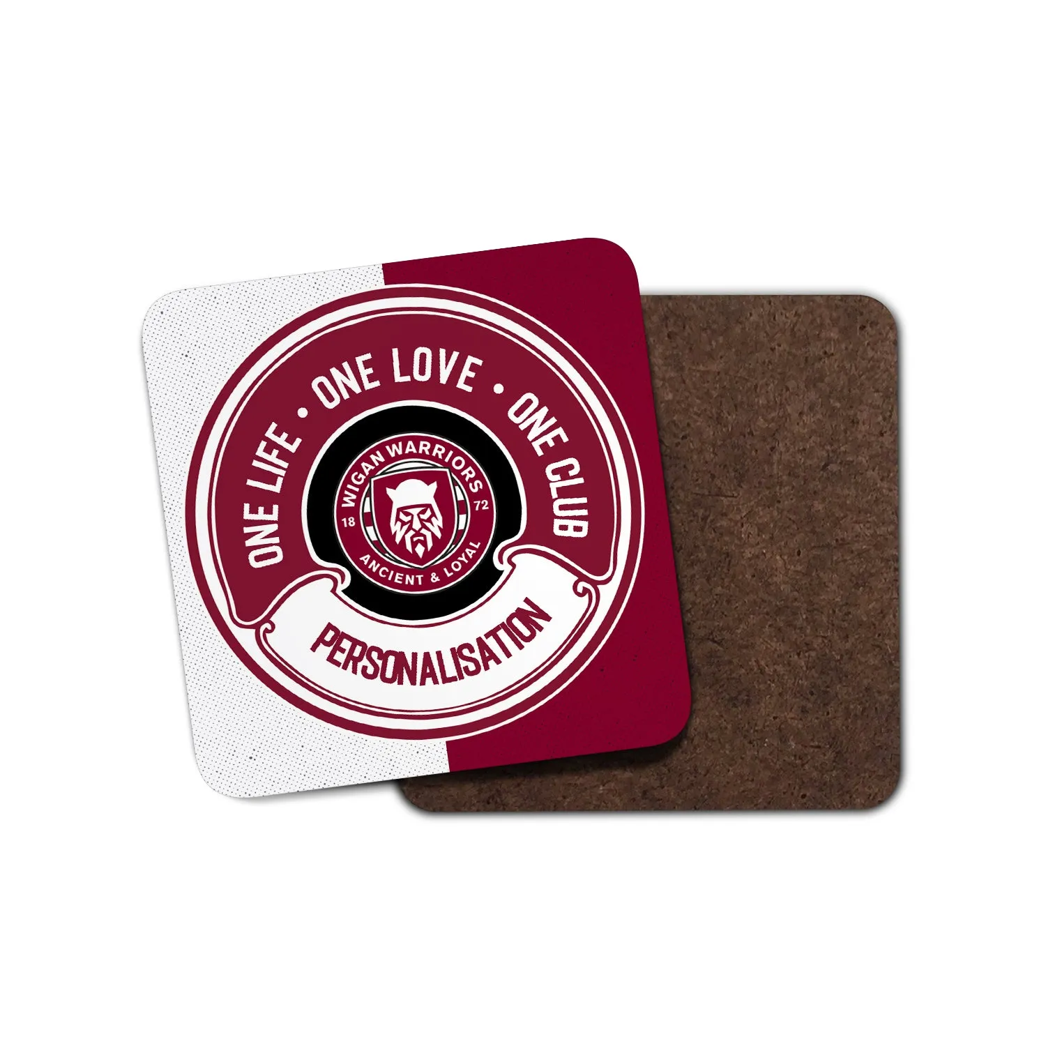 Wigan Warriors Custom One Love Coaster